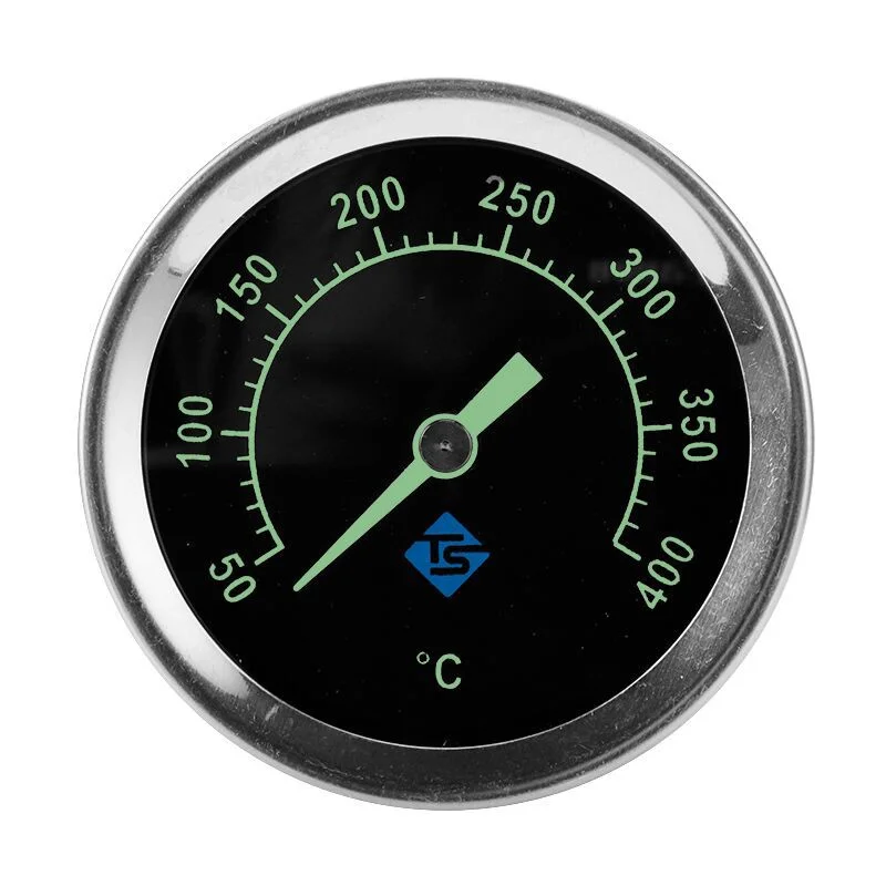 

50-400℃ Stainless Steel Smoker Grill Thermometer Oven Temperature Gauge BBQ Smoker Household Pointer Thermometers