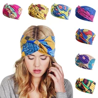 african printed twist headband fashion yoga fitness sports outdoor headwrap women grils elastic hair band hair accessories gifts
