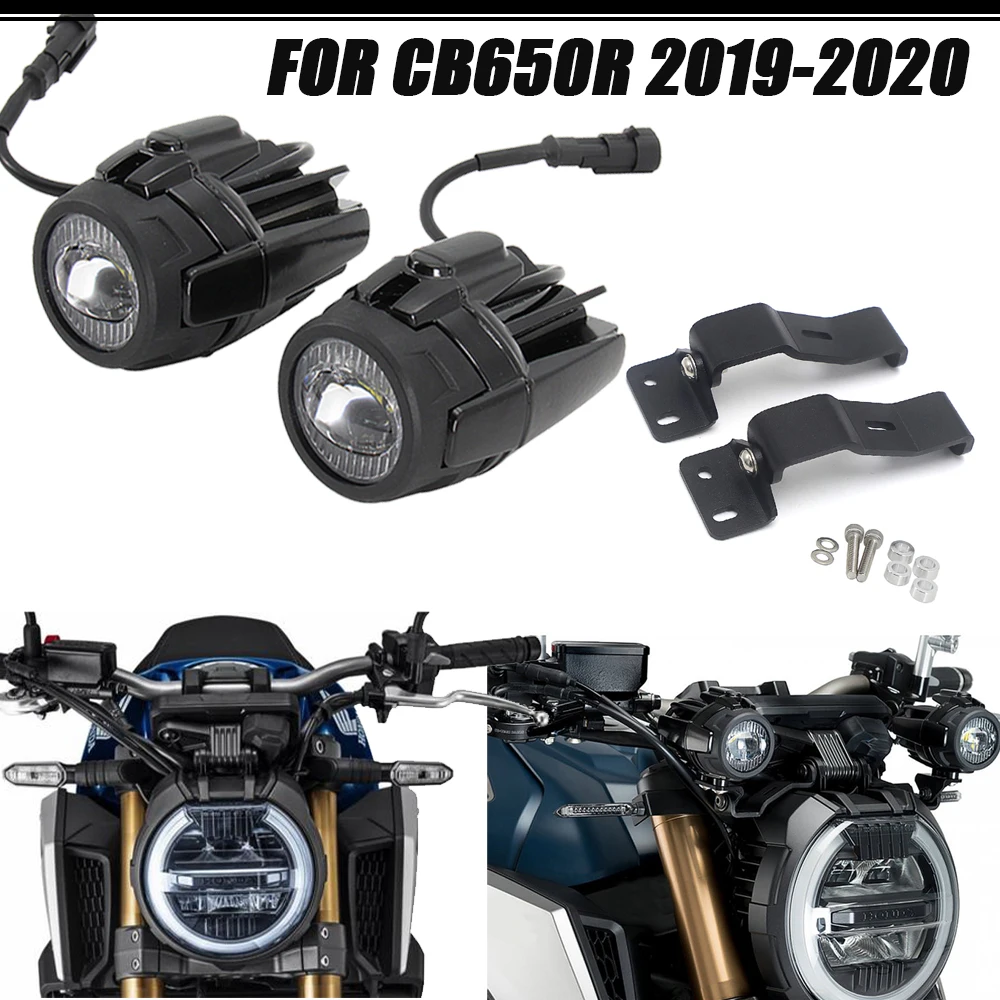 

New For Honda CB650R CB 650 R 2019 2020 Motorcycle Accessories Fog Lights LED Auxiliary Fog Light Driving Lamp CB 650R CB650 R