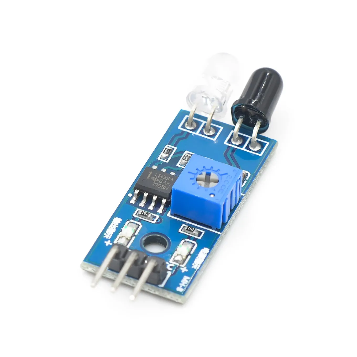 

IR Infrared Obstacle Avoidance Sensor Module For Arduino Smart Car Robot 3-wire Reflective Photoelectric New