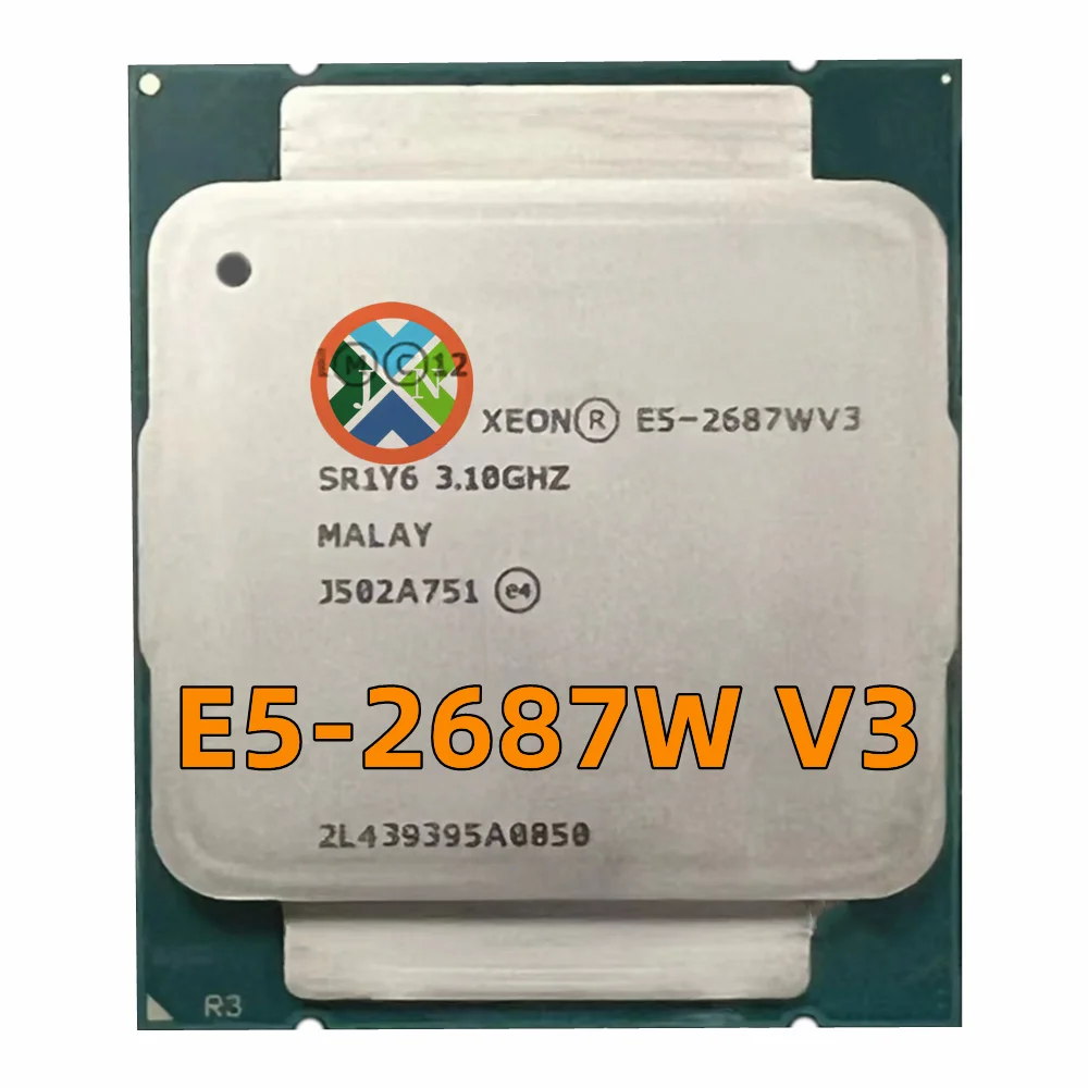 Бывший в употреблении смартфон E5 2687WV3, 3,1 ГГц, 10 ядер, 25 Мб кэш-памяти, E5 2687 Вт, V3, 160 Вт