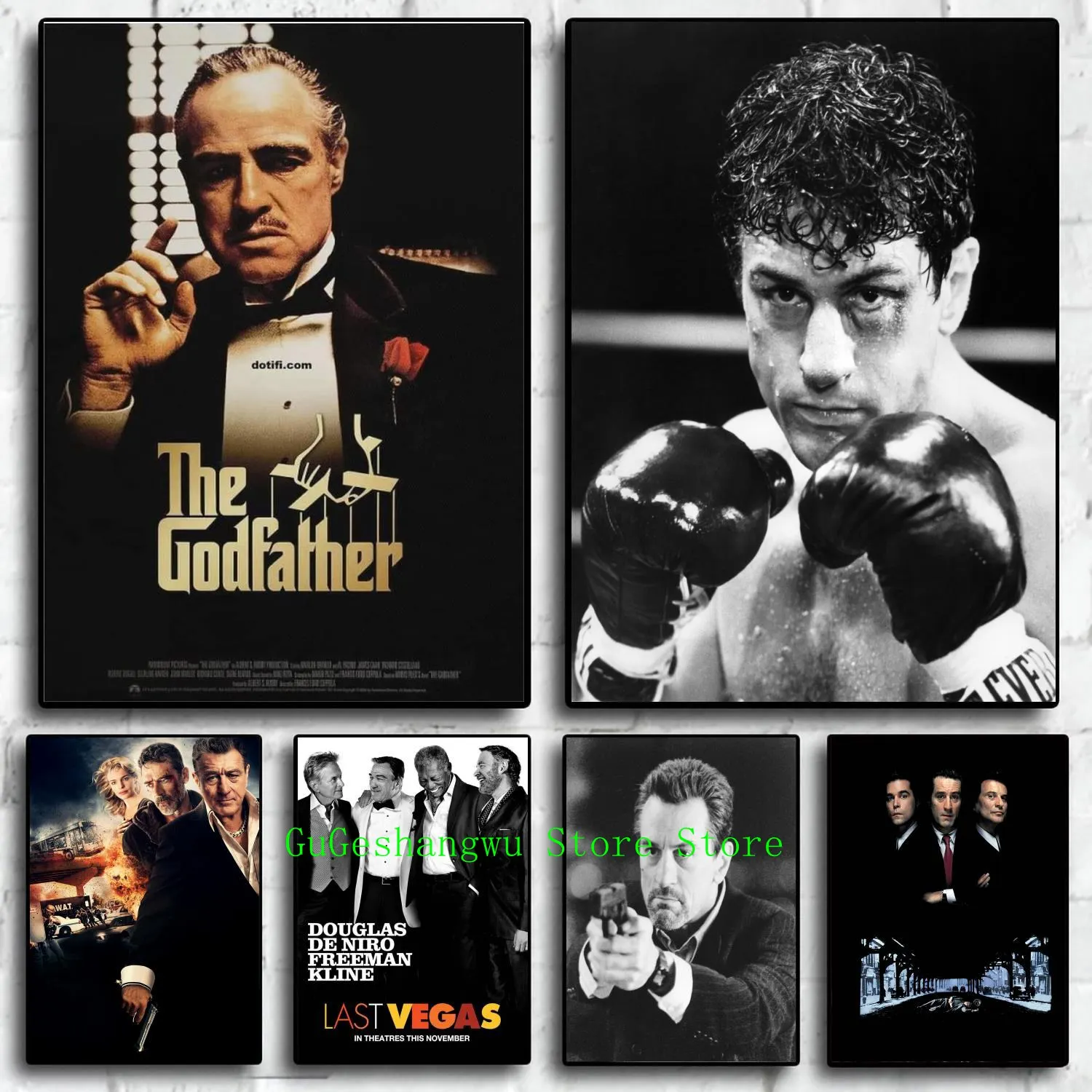 

robert de niro actor Canvas Art Poster and Wall Art Picture Print Modern Family bedroom Decor Posters
