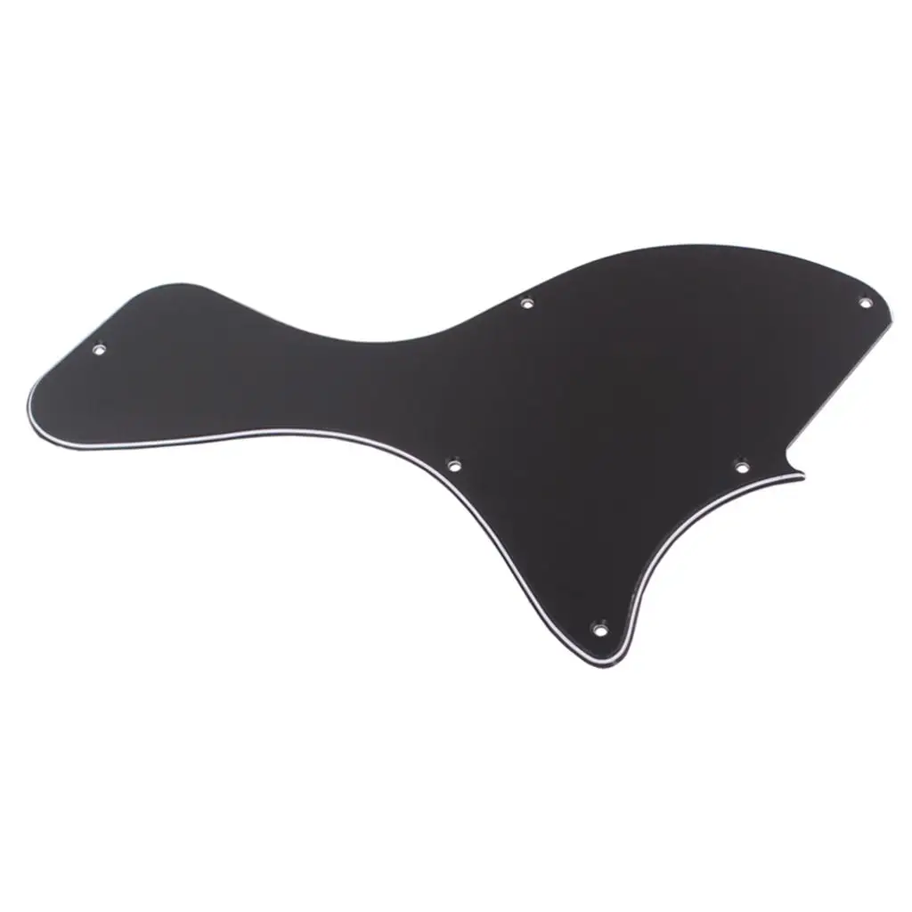 

Black 6 Hole Pickguard Protective Scratch Plate for LP Guitar