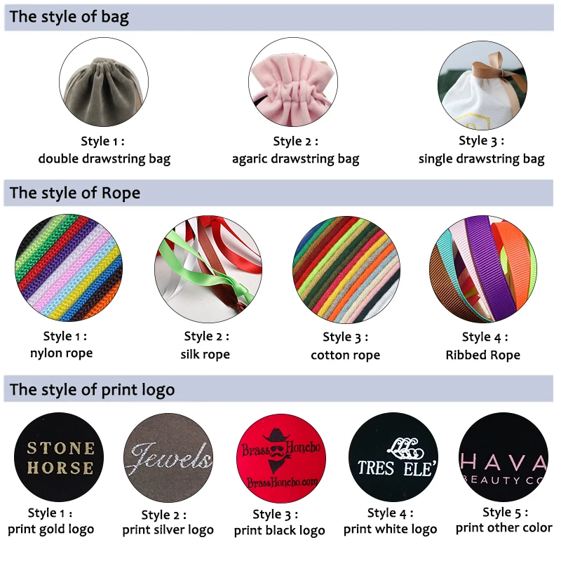 Рисунок 4 - Сумки на шнурке для ювелирных изделий