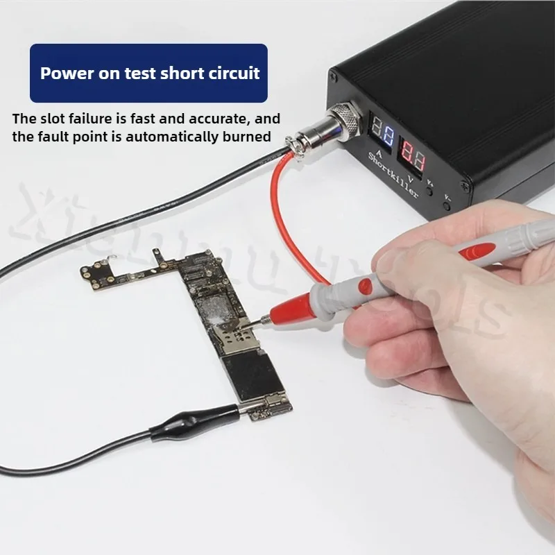 Фото TBK ShortKiller Pro 30A Мобильный телефон Проблема с решением короткого сиронта Быстрое обнаружение Горение Ремонт Тестовая машина №3