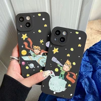 art little prince silicone phone case for iphone xs xr x 12 11 13 pro max 7 8 plus se 2020 soft shockproof cover coque funda bag