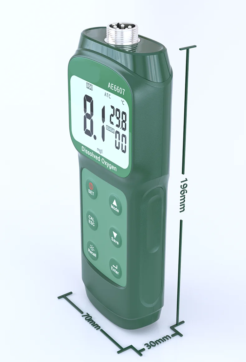 Портативный прибор для измерения растворенного кислорода AE6607 Цифровой