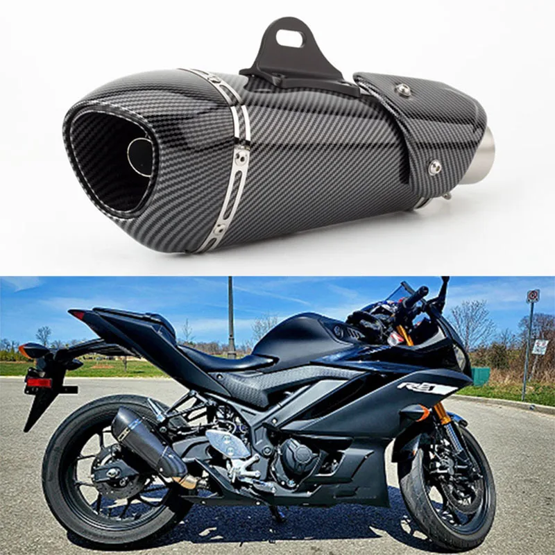 

Модифицированный выхлопной глушитель Yoshimura для мотоцикла с дБ-убийцей, противоожоговая Крышка для F900R Z900 R25 CBR250RR MT15