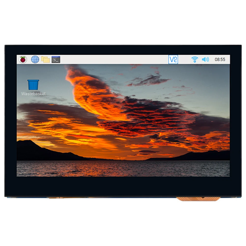 

4.3inch Touch Display Screen DSI Interface QLED Display Touch Screen Panel 800 X 480 Capacitive 5-Points for Raspberry Pi