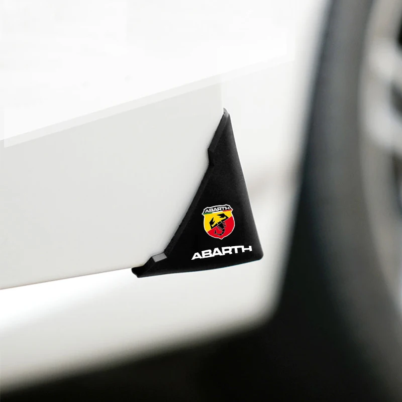 

2Pcs Car Door Corner Cover Bumper Collision Anti-scratch Protector For Abarth Fiat Ducato 500 500L 124 Spider Coupe Panda Doblo