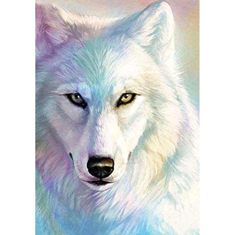 

Diamond Embroidery Animals 5D DIY Diamond Painting Cross Stitch Wolf Full Square/Round Drill Decoration Handmade Gift