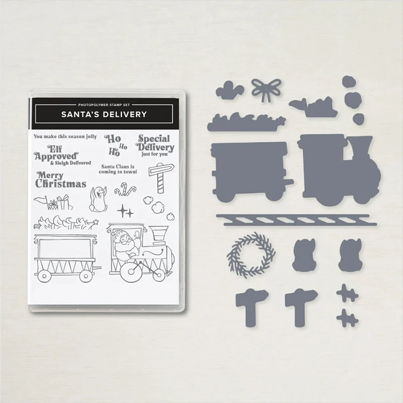 

New Arrival 2022 Christmas Metal Cutting Dies and Clear Stamp DIY Scrapbooking Card Paper Crafts Making Photo Album Decor