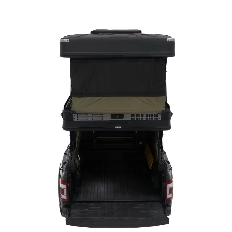 Фото Палатка на крышу пикапа Wild Land, алюминиевый багажник 4x4, быстрое автоматическое открытие, двухъярусная, для Ranger Tacoma №2
