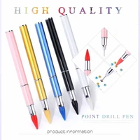 2in1 point drill pen diamond painting suck drill pen mosaic embroidery accessories diy handmade diamond cross stitch nail tool