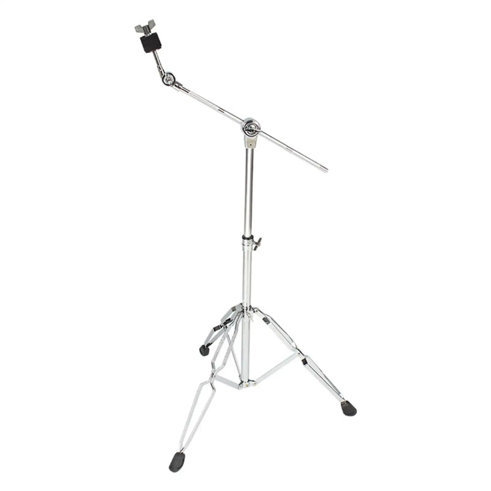 

Cymbal Stand Adjustable Foldable Height Adjustment 80cm-130cm Portable Accessory Heavy Duty Metal Tube Durable Universal