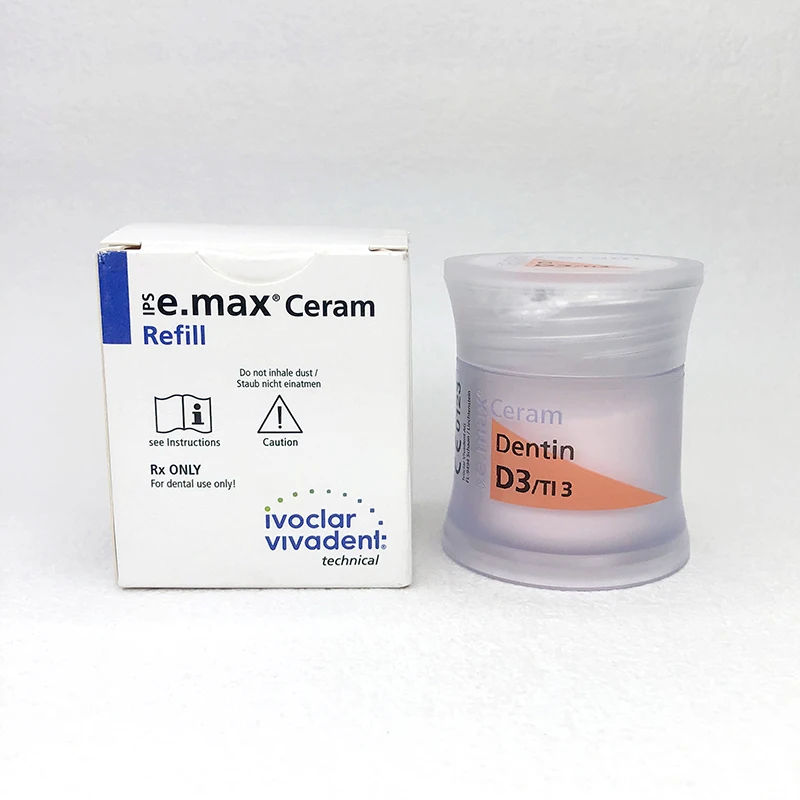 Dental Dentistry Ivoclar IPS e.max Ceram Dentin 20g Porcelain Ceramic Powder Bleach BL1 BL2 BL3 BL4 Materials