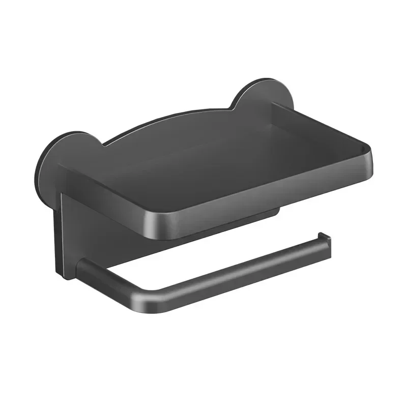 Настенная полка для хранения салфеток без перфоратора держатель полки в рулонах