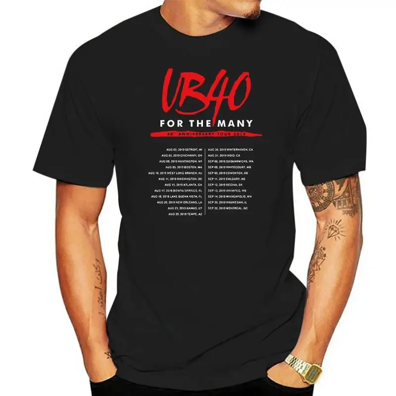 

Футболка унисекс UB40 40-летия US Tour 2022 54