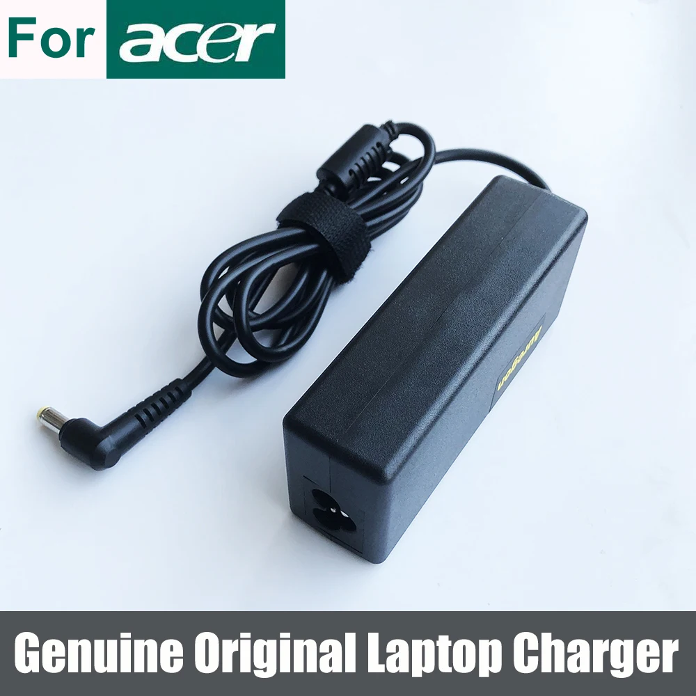 Genuine 65W AC Adapter Charger Power Supply FOR Acer Aspire 7745 7740 7735 7330 7100 7104 9300 9400 9402 9410