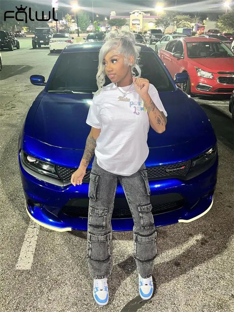 Женский короткий топ с коротким рукавом, с графическим принтом