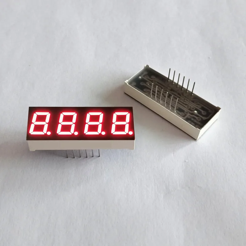 10 шт. 0 4 дюйма 4-битный цифровой модуль красного света KYX-4402AS/BS 40*16*7 мм 12-контактный