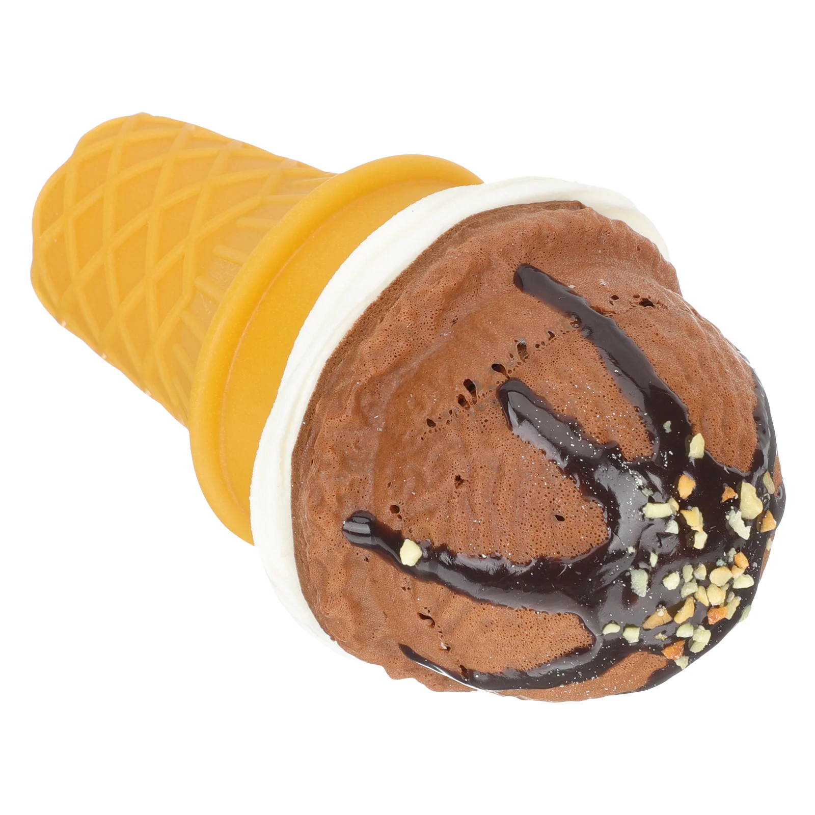 

Cream Icefake Modelartificial Jumbo Props Bag Gift Faux Prop Party Kitchen Cake Cone Dessert Display Play Simulation Pretend