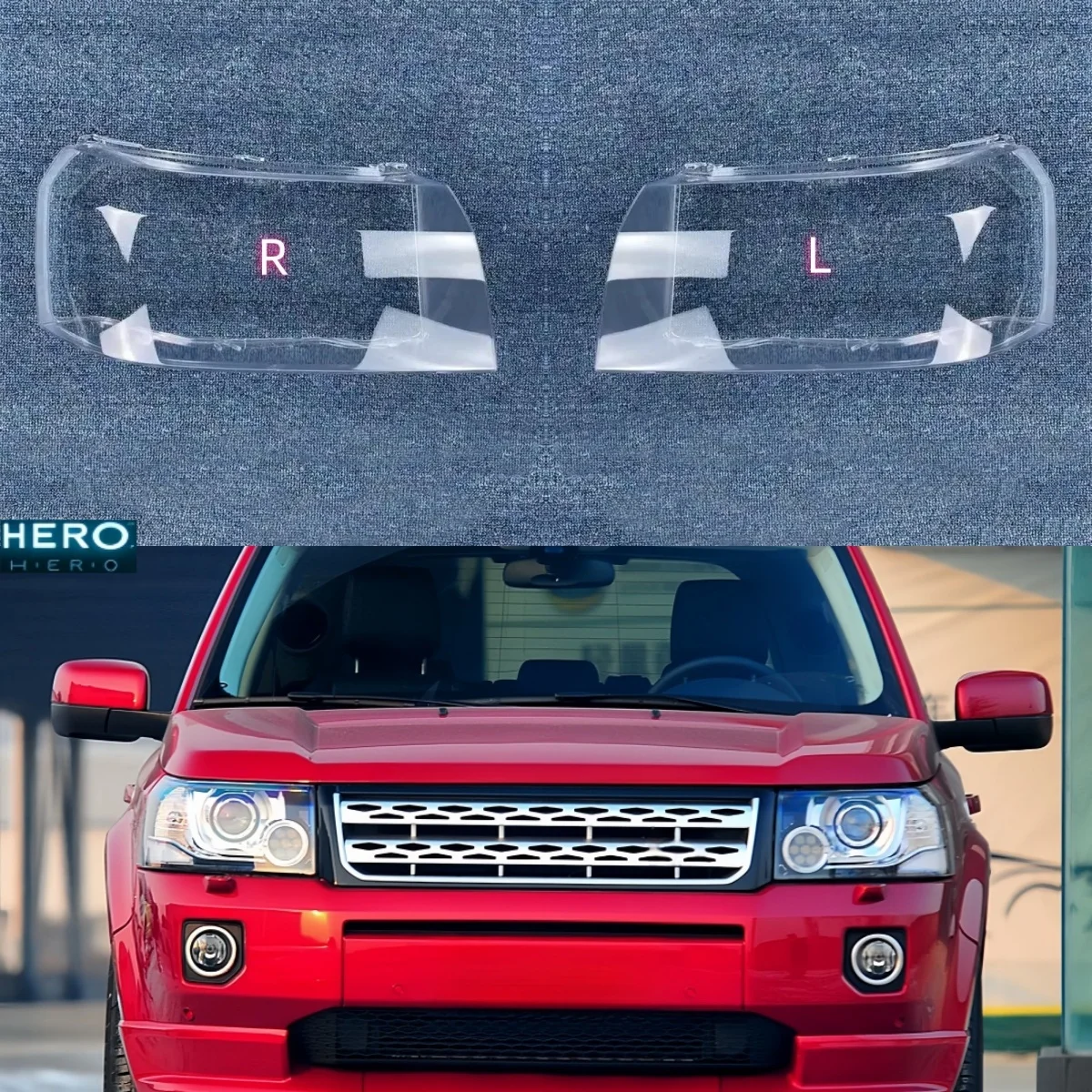 Прозрачная крышка для налобного фонаря Land Rover Freelander 2 2013 2014 2015 корпус из