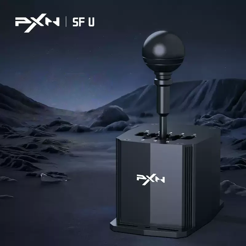 Фото Рычаг переключения передач PXN SF-U 7+1 для ручной коробки передач, совместимый с рулями VD4, VD6, VD10, V99, V10Pro. №2