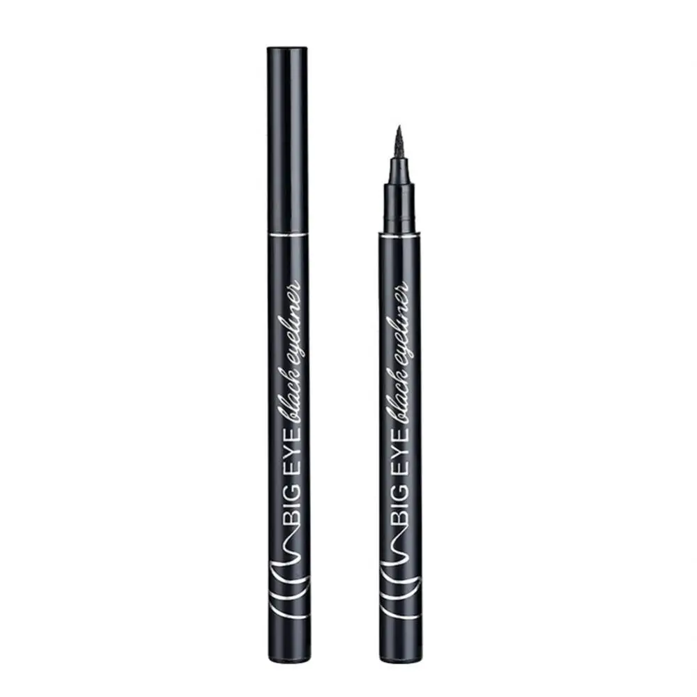 

1pc Black Liquid Eyeliner Eye Comestics Tool Waterproof Lasting Sweatproof Quick Dry Eye Liner Pencil Women Beauty Makeup