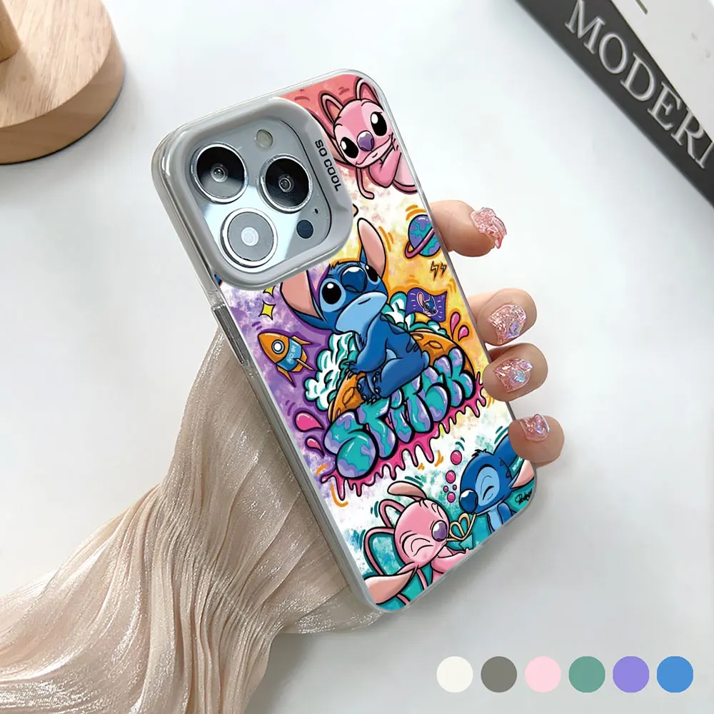 Disney Lilo Stitch Anime PHONE CASE FOR VIVO Y100 Y93 Y91 Y81 Y78 M TI Y77T Y56 Y51 Y50 Y36Y35 Y33Y Y33S Y32 Y22 S PLUS 5G