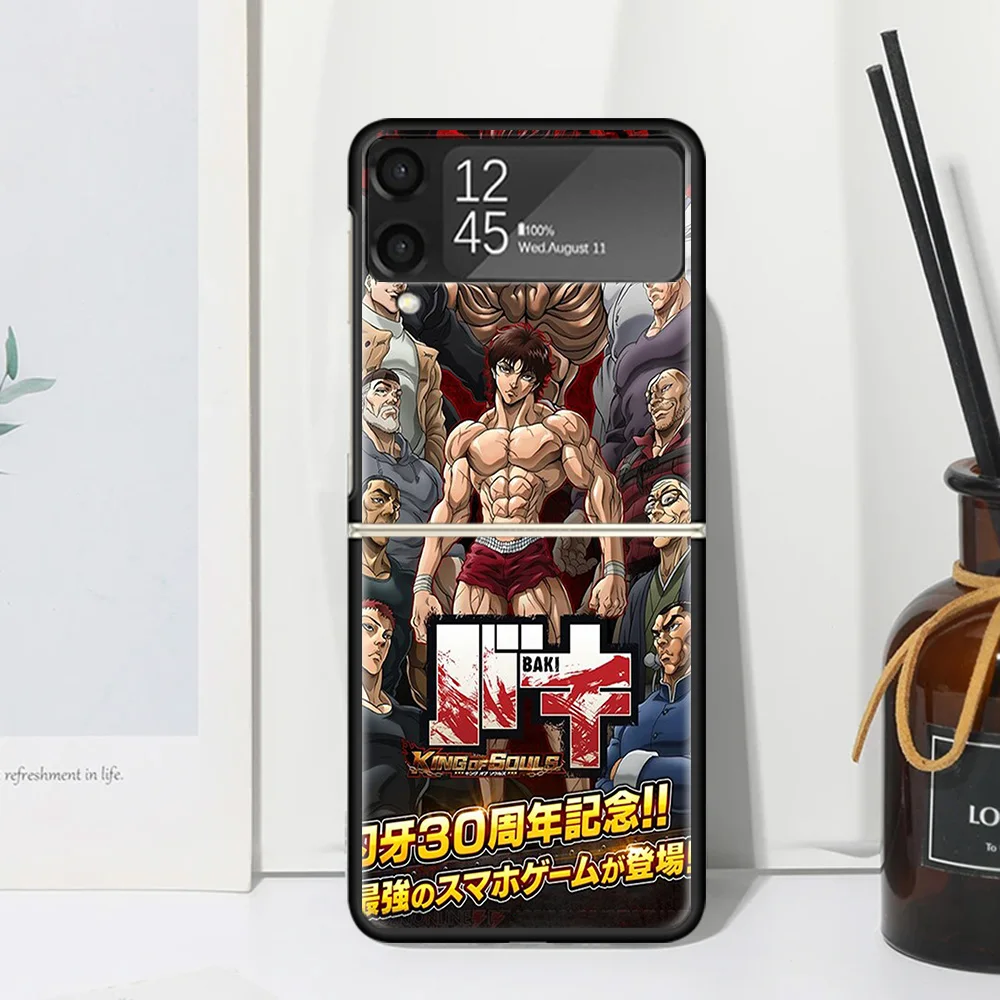 Оригинальный чехол Baki the Grappler в стиле аниме для телефона Samsung Galaxy Z Flip Zflip 6 Flip6 5 Flip5 4