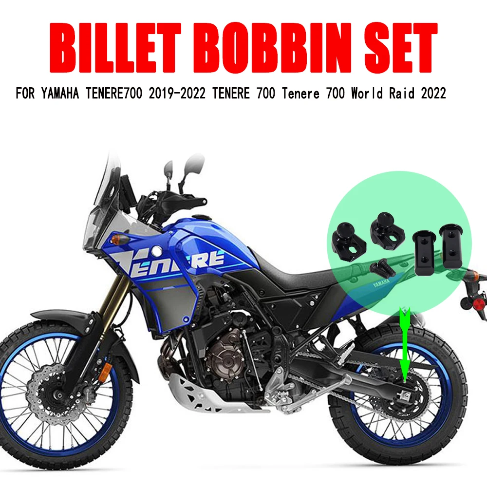 

Для YAMAHA TENERE700 2019-2022 TENERE 700 Tenere 700 World Raid 2022 новые катушки для мотоциклетного маятника слайдера Винтовые Винты с подставкой