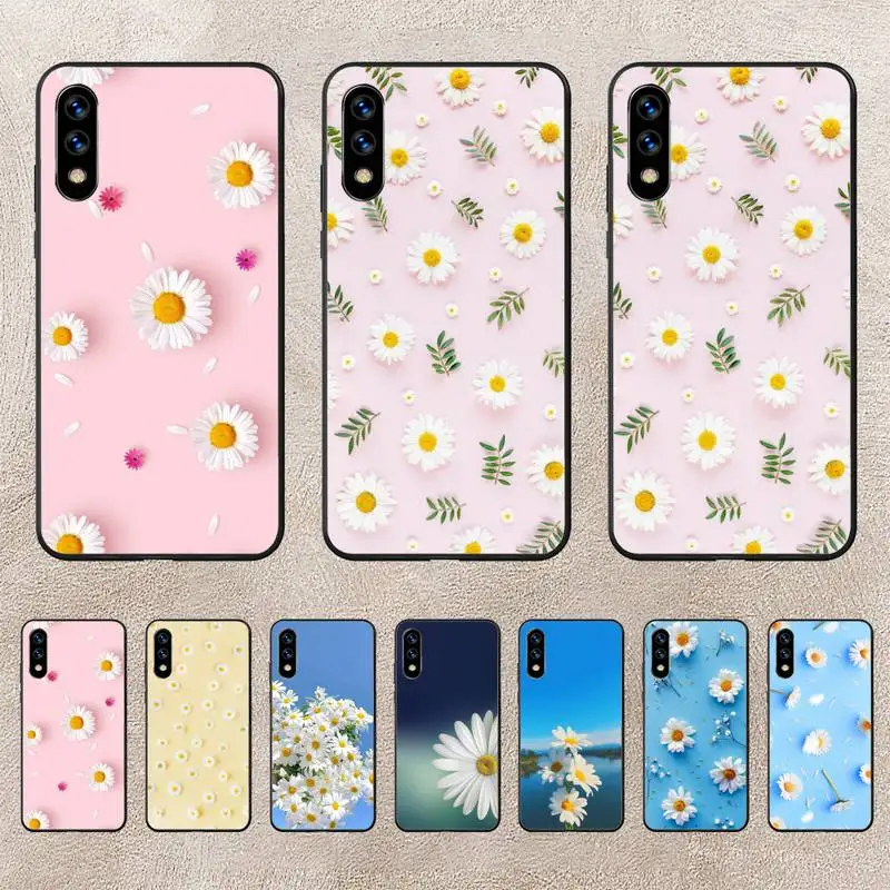 

Daisy Flowers Phone Case For Huawei G7 G8 P7 P8 P9 P10 P20 P30 Lite Mini Pro P Smart Plus Cove Fundas