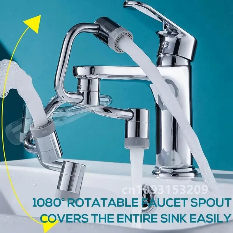 Нержавеющая сталь Универсал 1080 ° Вращающийся смеситель роботизированный рычаг
