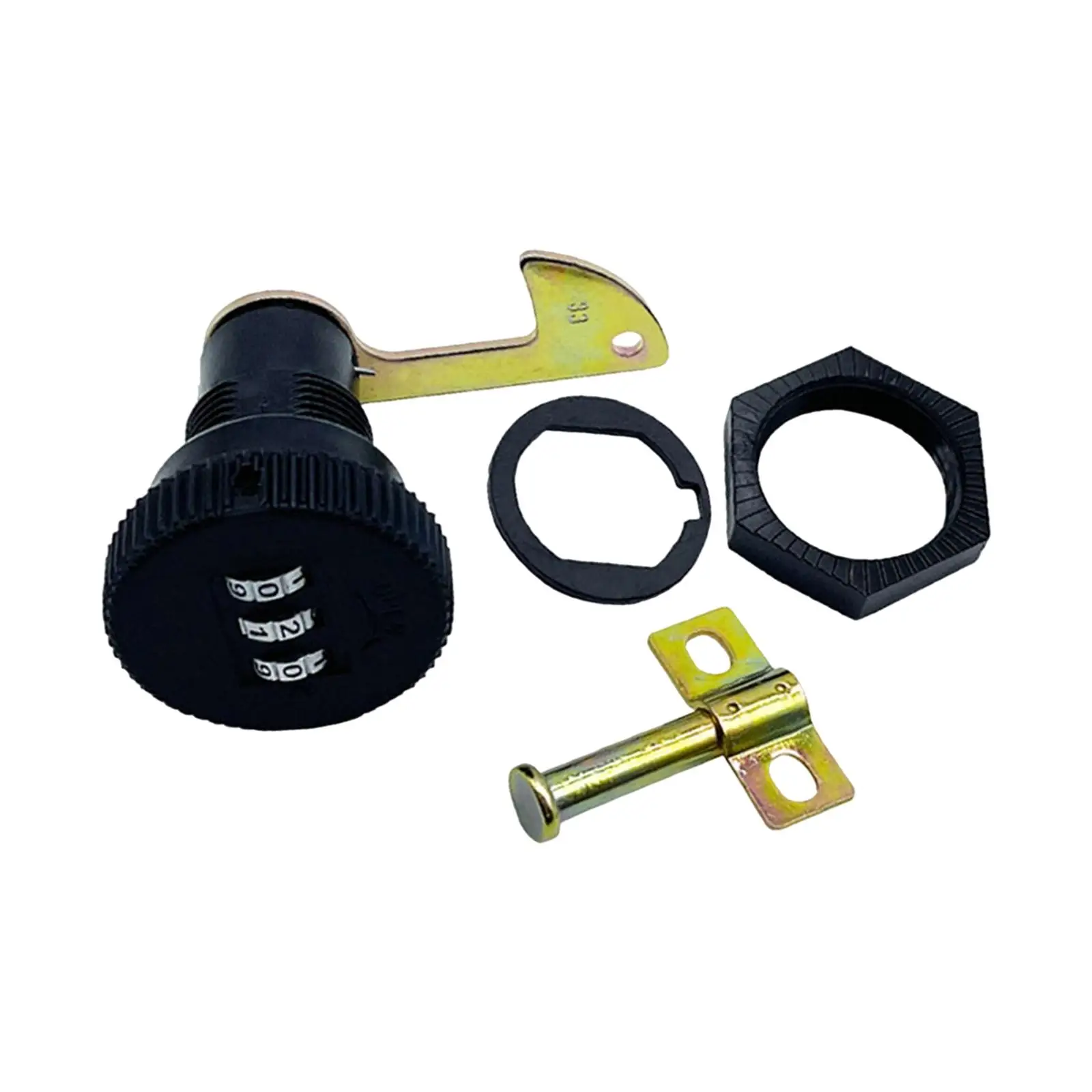 

Combination Lock 3 Digital for Motorcycle Trunk Keyless Accessories Sturdy