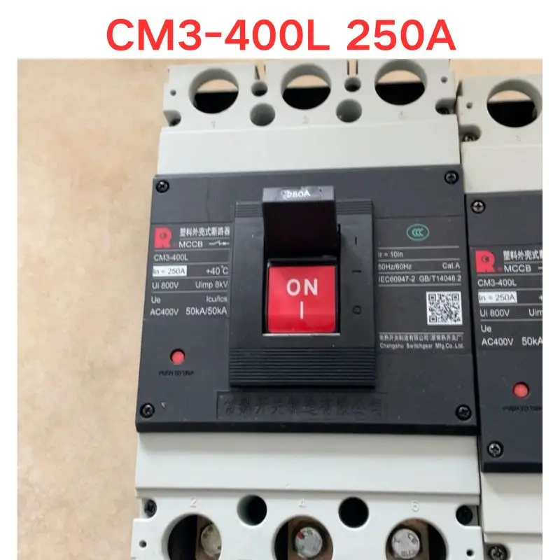 Подержанный тест ОК CM3-400L 250A автоматический выключатель в литом корпусе