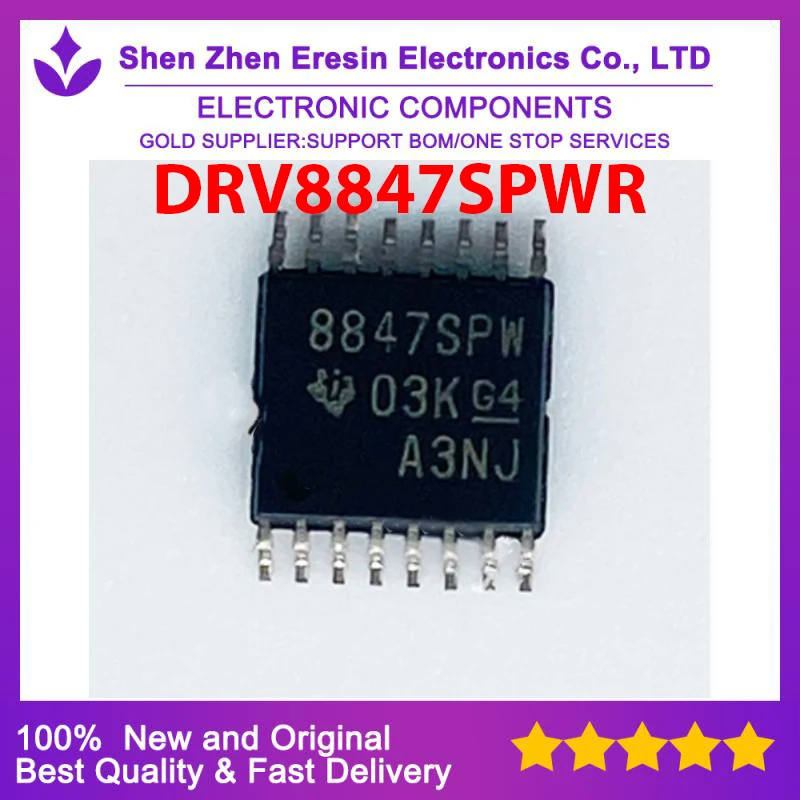 

Бесплатная доставка, 1 шт./лот DRV8847SPWR HTSSOP16, новый и оригинальный