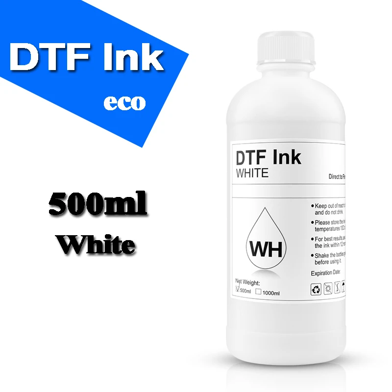 

500ML ECO DTF ink for direct transfer film for PET film L1800 L805 1390 & I3200 4880 4800 DX5 large format DTF I3200 printer