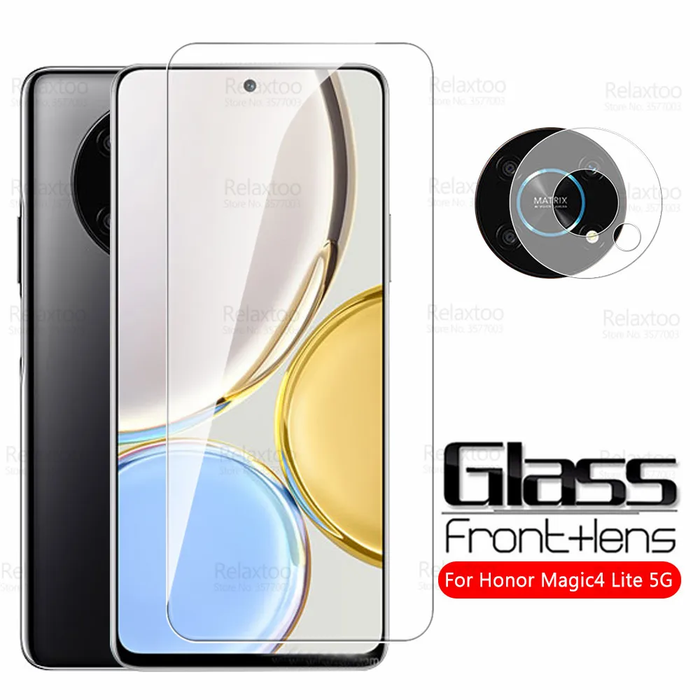 

Закаленное стекло для камеры 2To 1 для Honor Magic4 Lite 5G, защитная пленка для экрана Honar Xonor Magic 4 светильник 4 Lite Magic4Lite, защитная пленка