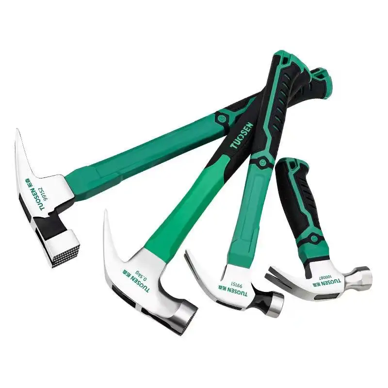 

Hardware tool hammer building decoration hammer non-slip nail hammer with magnetic suction nail package plastic claw hammer