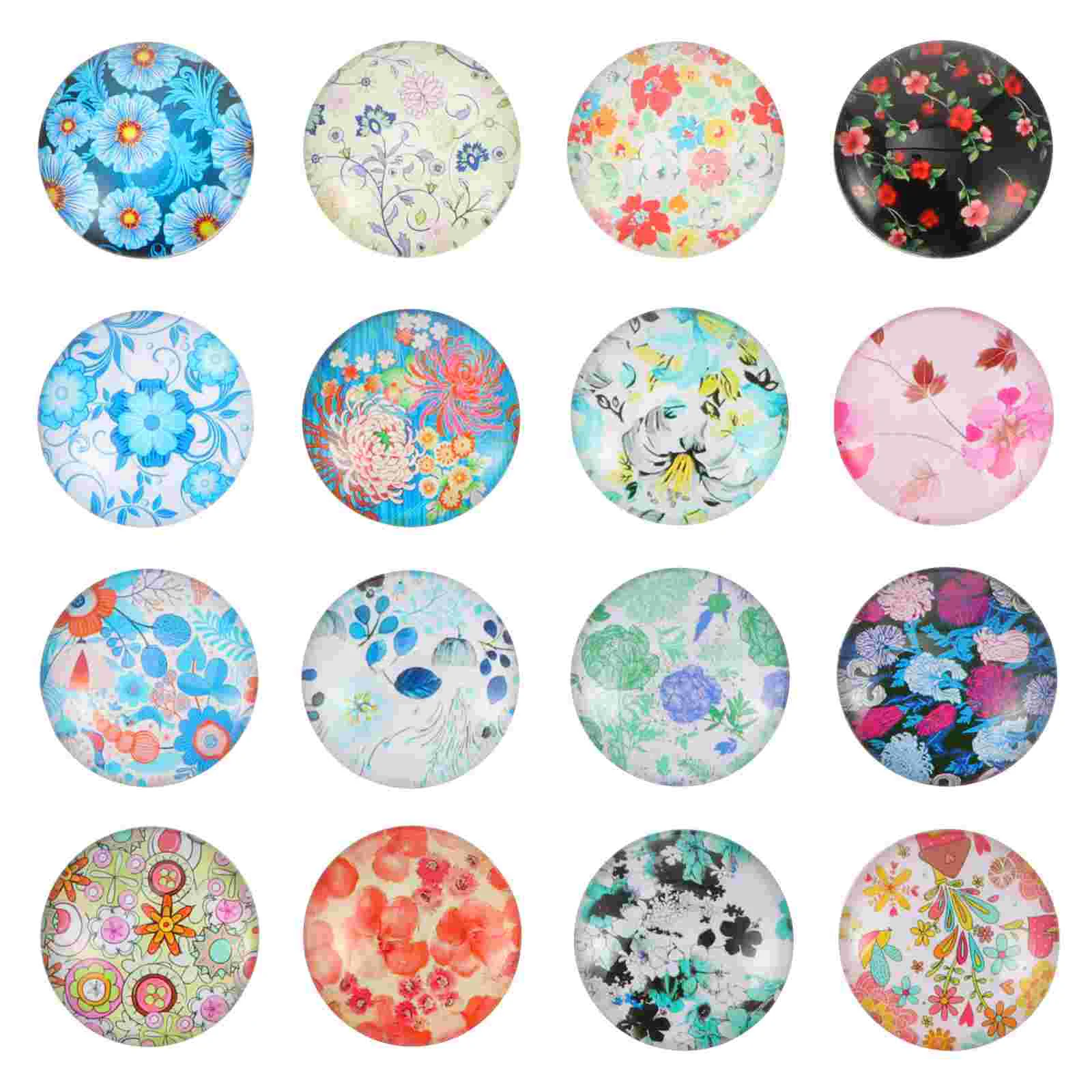 

16Pcs Magnet Beautiful Floral Fridge Magnet Refrigerator Magnets Decoration
