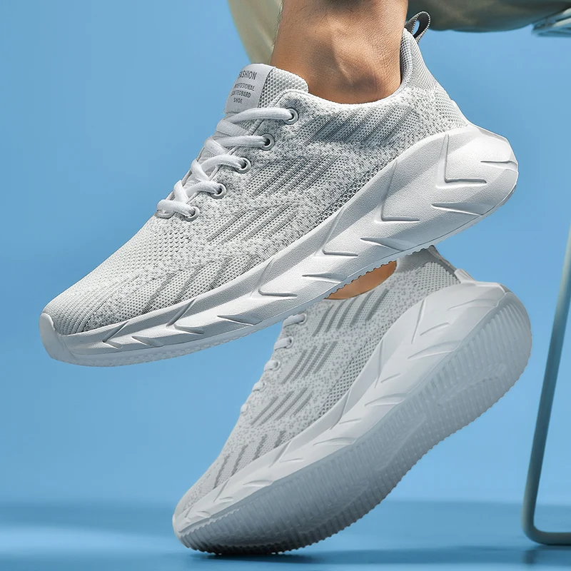 Мужская повседневная обувь сверхлегкие кроссовки модные мокасины теннисная