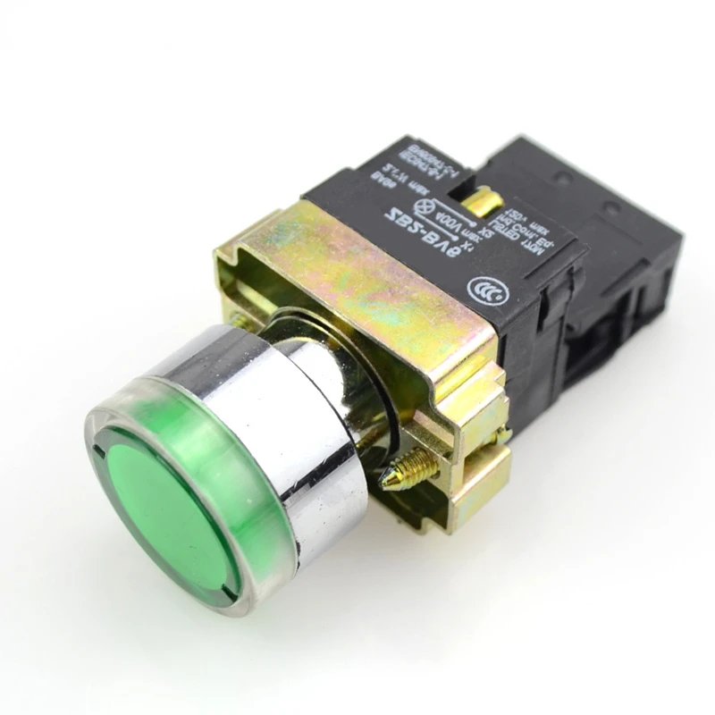 

22mm LED light 1NO Momentary XB2-BW3361 Round Push Button Switch