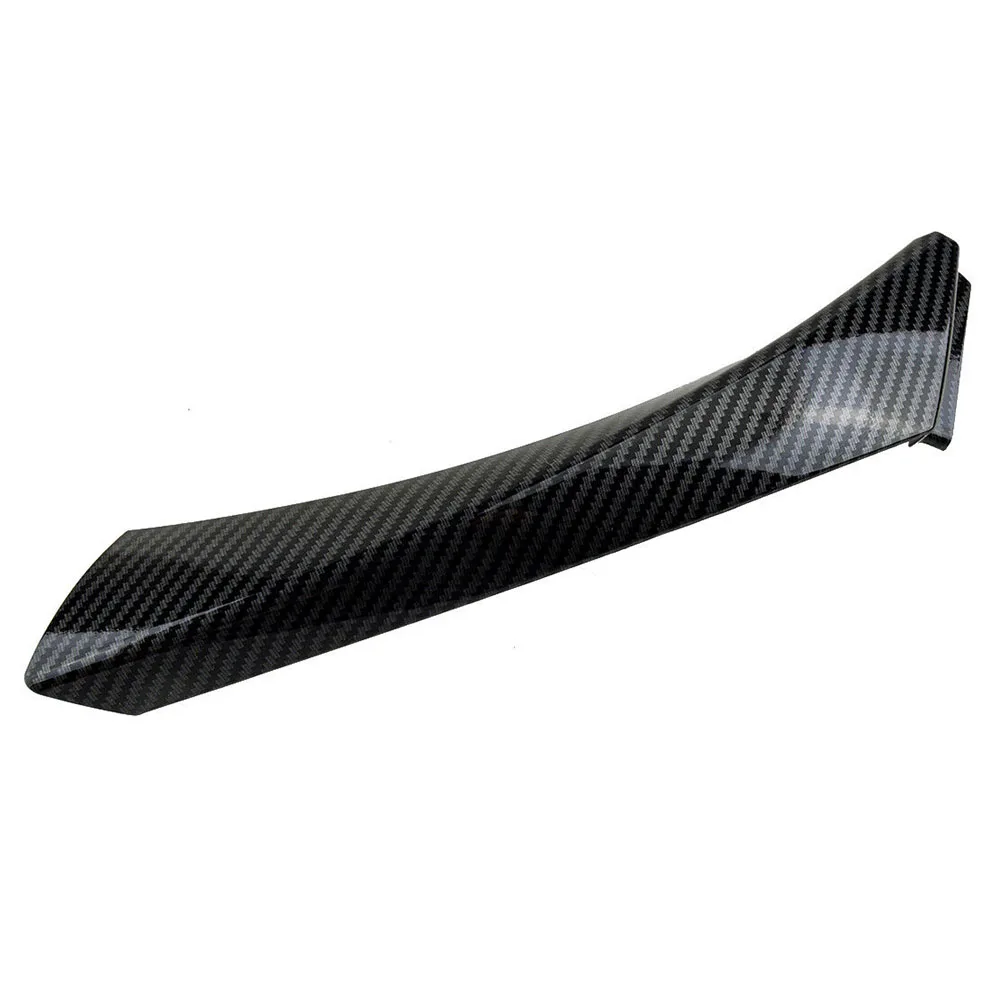 

1pc 26cm Car Right Inner Door Panel Handle Pull Trim Protective Cover Carbon Fiber Fit For BMW 3 Series E90 E91 2004-2012