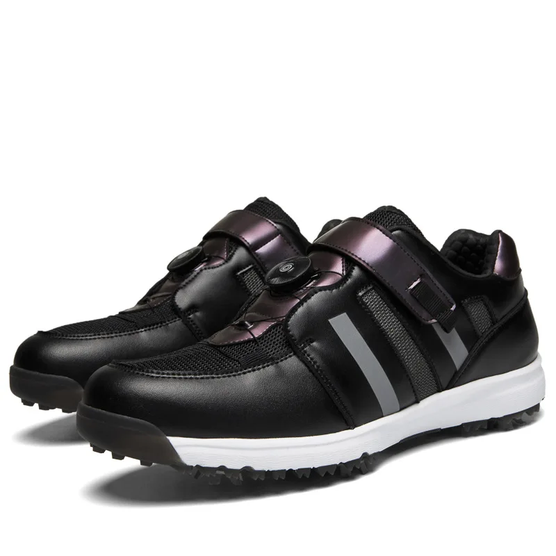 

Breathable soft wear-resistant non-slip fashion professional golf shoes Rotary buckle anti-slip TPU removable nails
