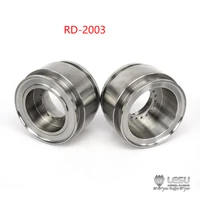 lesu metal stainless steel wheel hubs for 115 hydraulic rc loader remote control cars model spare parts toys
