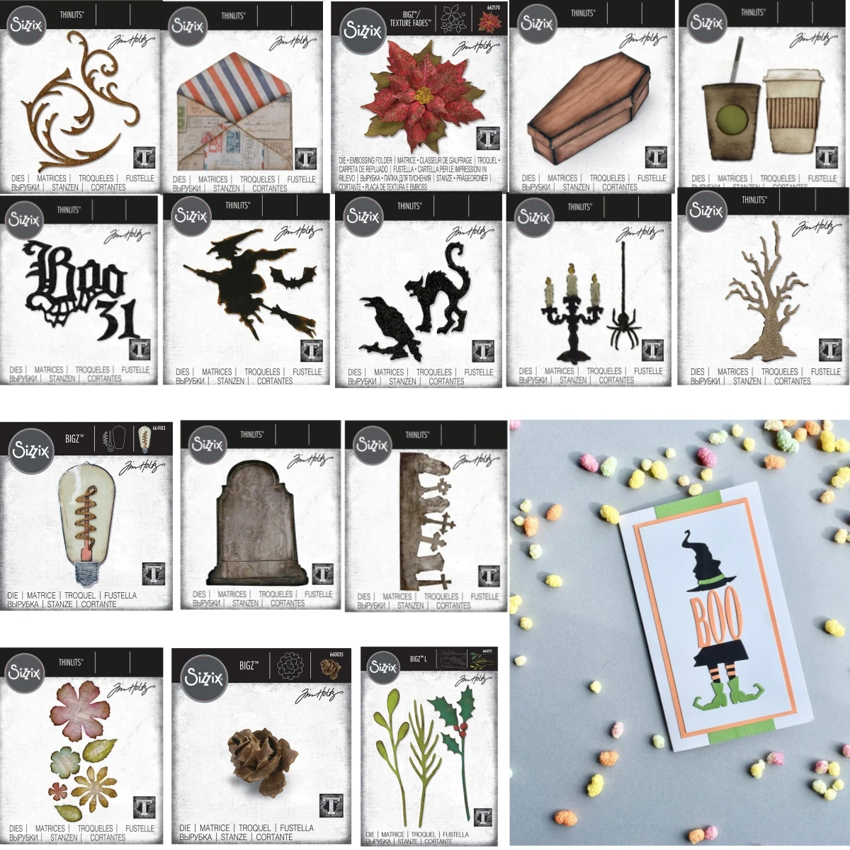 

Halloween Witch Stump Flower Metal Cutting Dies for Making Card Scrapbook Embossed Paper Album Diy Craft Template Decoration