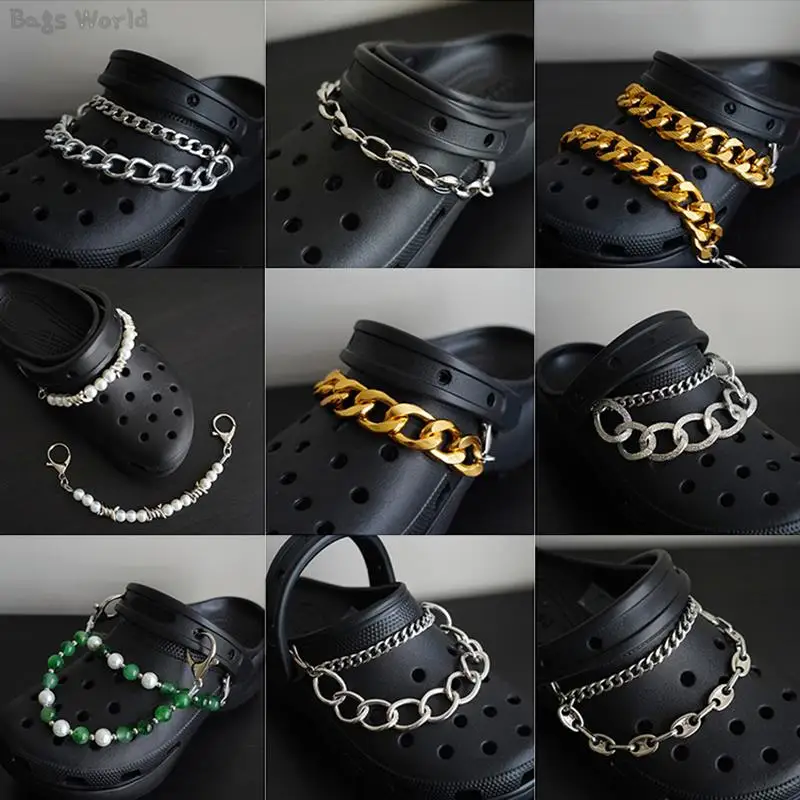 

Trendy Charm Pendant Boot Shoe Chain Jewelry Shoe Decoration for Women Girls Unisex Shoe Chain Party Jewelry Gift