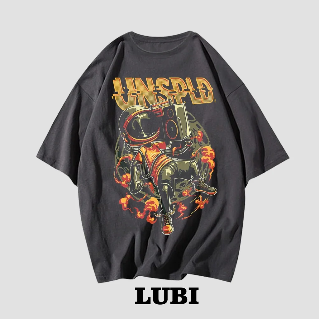 Винтажная Футболка оверсайз UNSPLD COSMONAUTS |