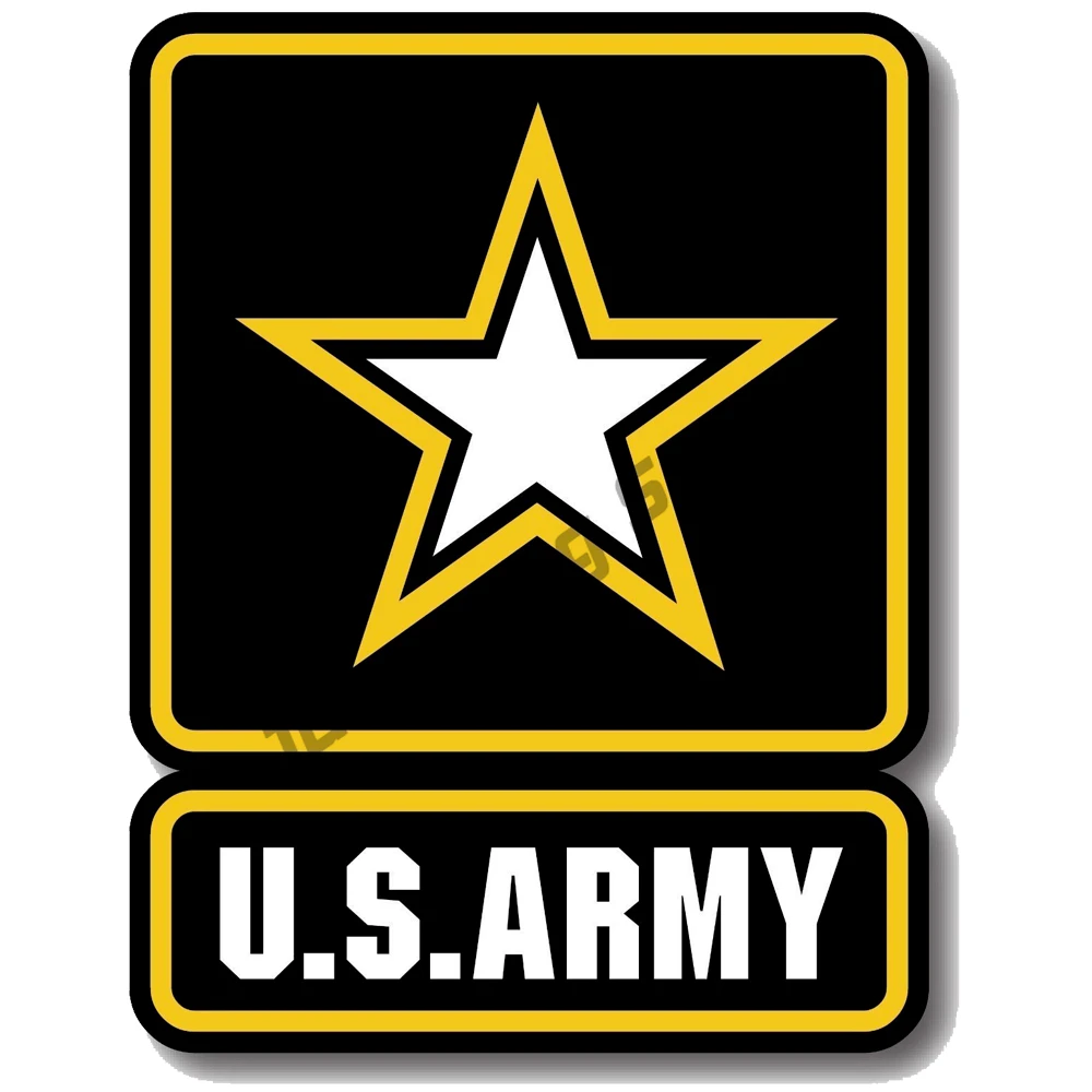 

US Army United States Military Vinyl Decal Bumper Sticker Car Truck Laptop USA Cover Scratches Sunscreen Decal Accessories Decor